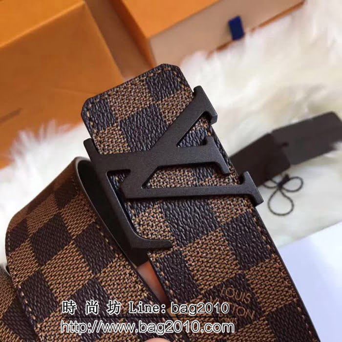 路易威登LV 扣皮帶系列 MADE in S ain 原單水貨M9807 高端男士皮帶 LHG1058